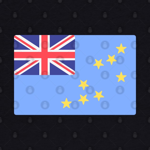 FLAG OF TUVALU 1 by Just Simple and Awesome